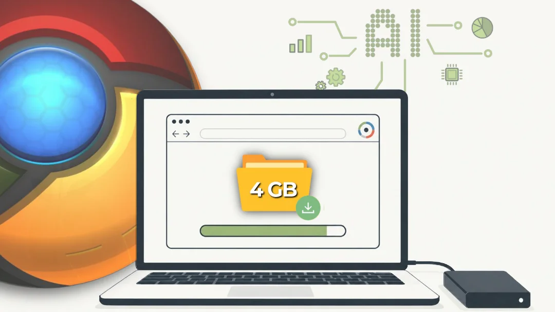 Chrome te bajó 4 GB de inteligencia artificial sin avisarte