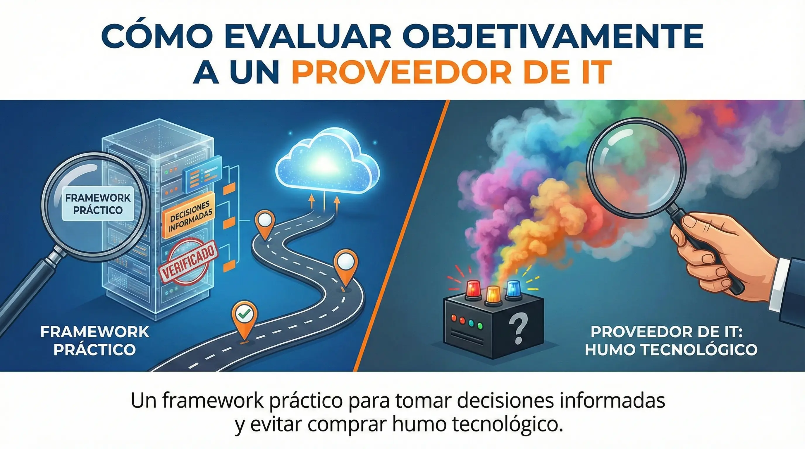 Cómo evaluar objetivamente a un proveedor de IT