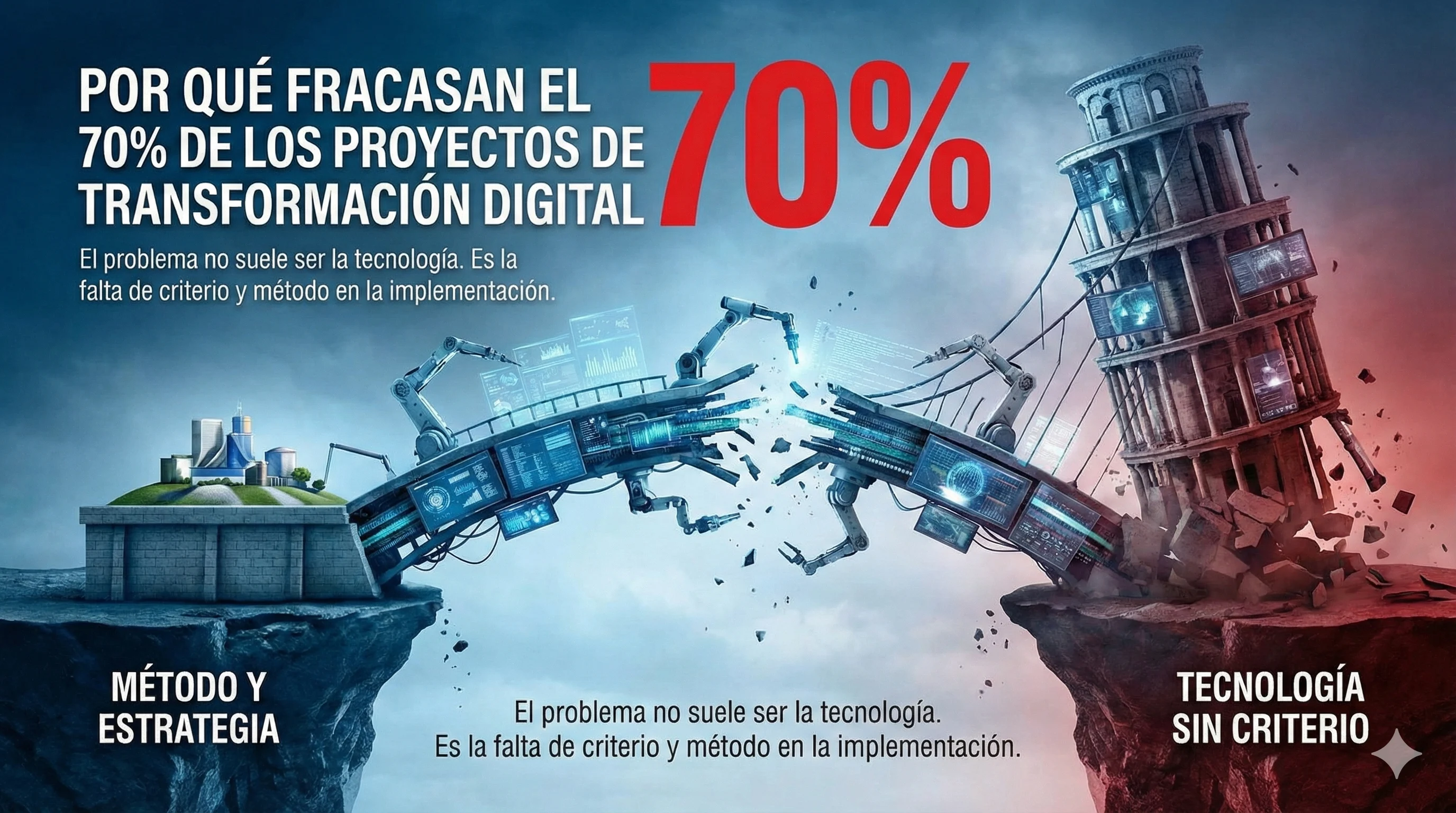 Por qué fracasan el 70% de los proyectos de transformación digital