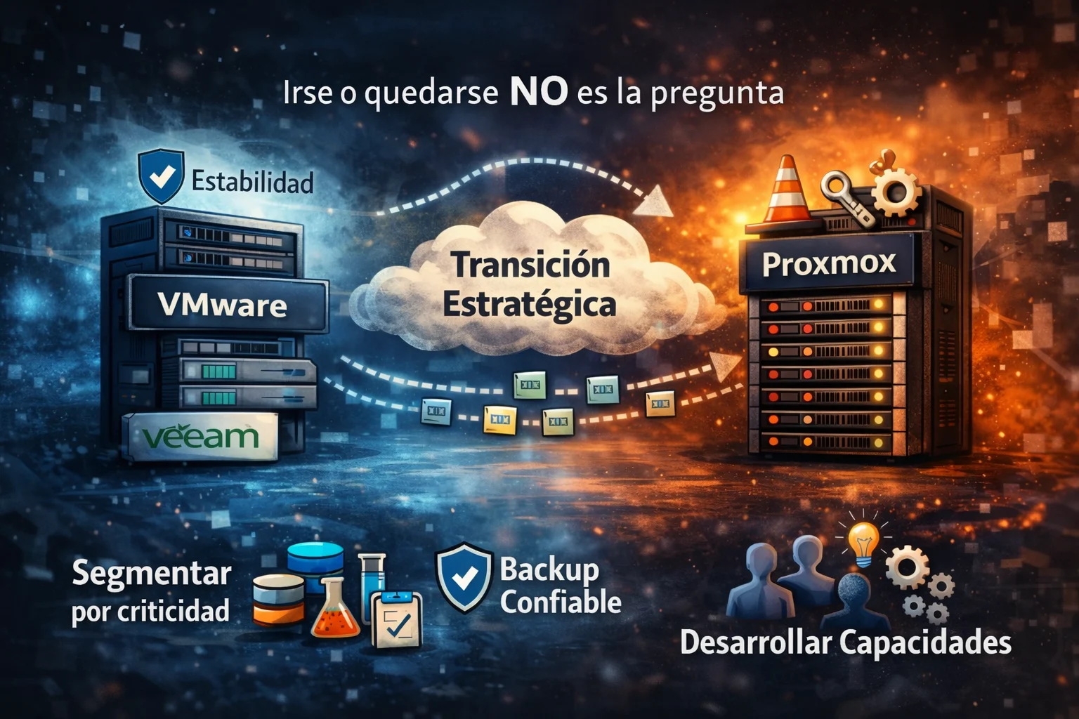 VMware o Proxmox: el error no es migrar, es hacerlo en caliente
